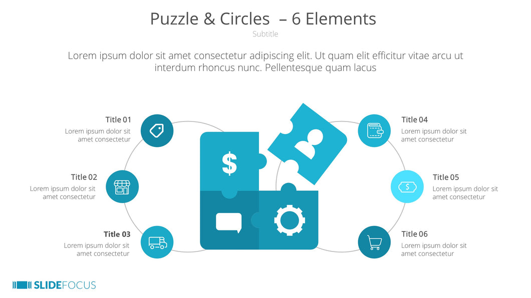 Puzzle Circles 6 Elements