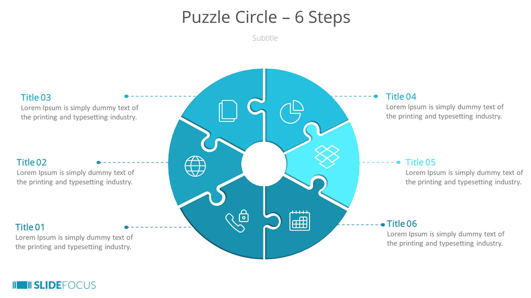 Puzzle Circle 6 Steps