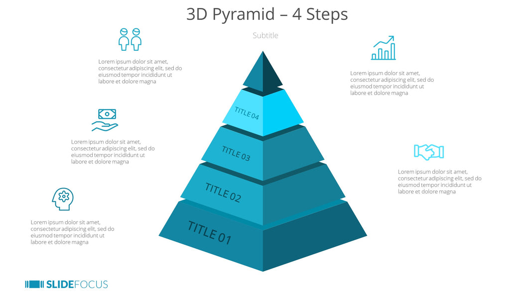 3D Pyramid 4 Steps