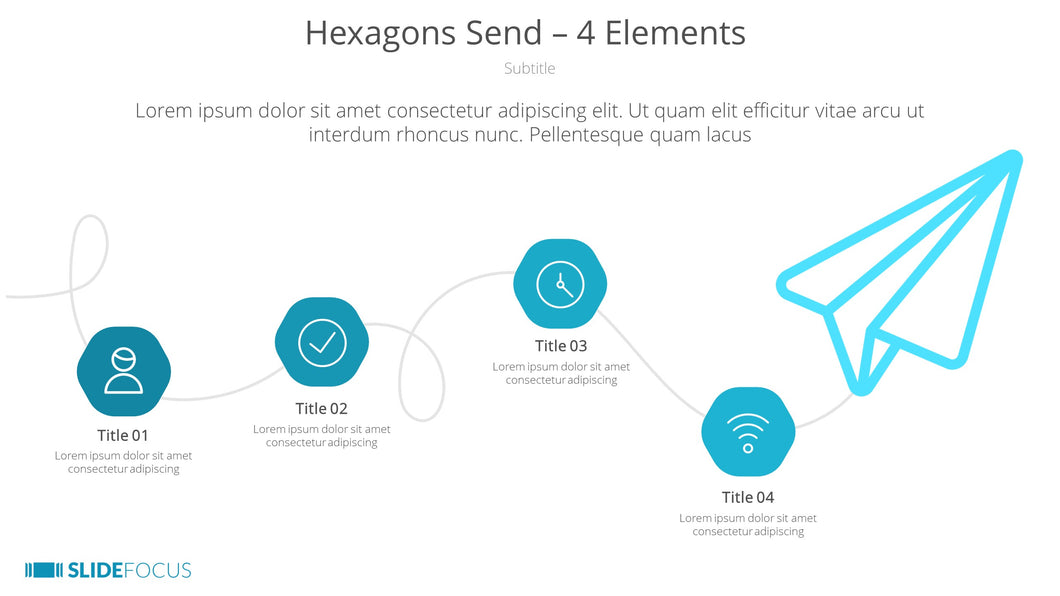 Hexagons Send 4 Elements