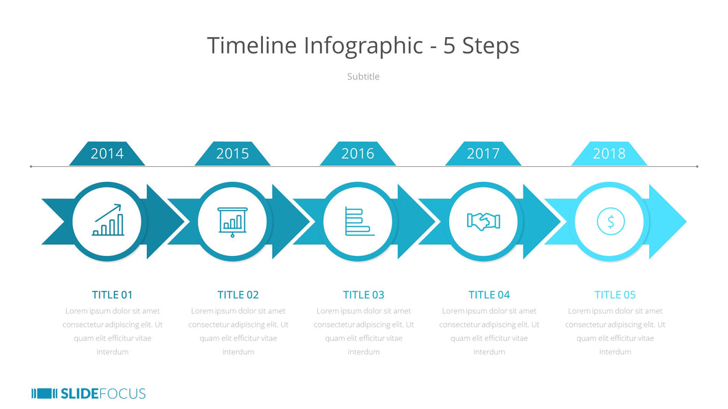 Timeline Infographic 5 Steps