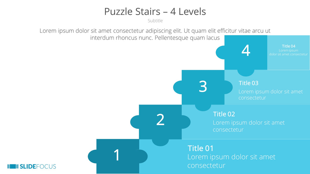 Puzzle Stairs 4 Levels