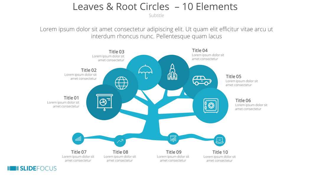 Leaves Root Circles 10 Elements