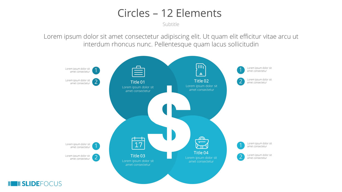 Circles 12 Elements Slidefocus Presentation Made Simple 2135