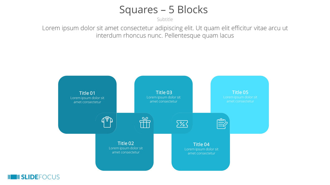 Squares 5 Blocks