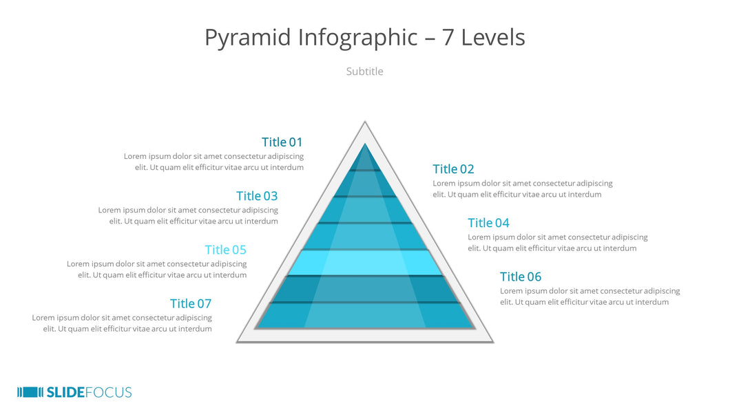 Pyramid Infographic 7 Levels