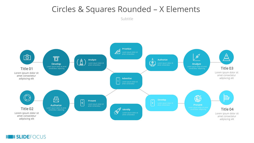 Circles Squares Rounded X Elements