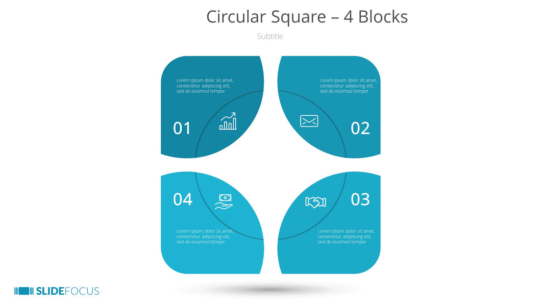 Circular Square 4 Blocks