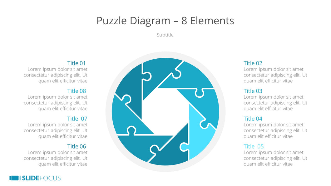 Puzzle Diagram 8 Elements