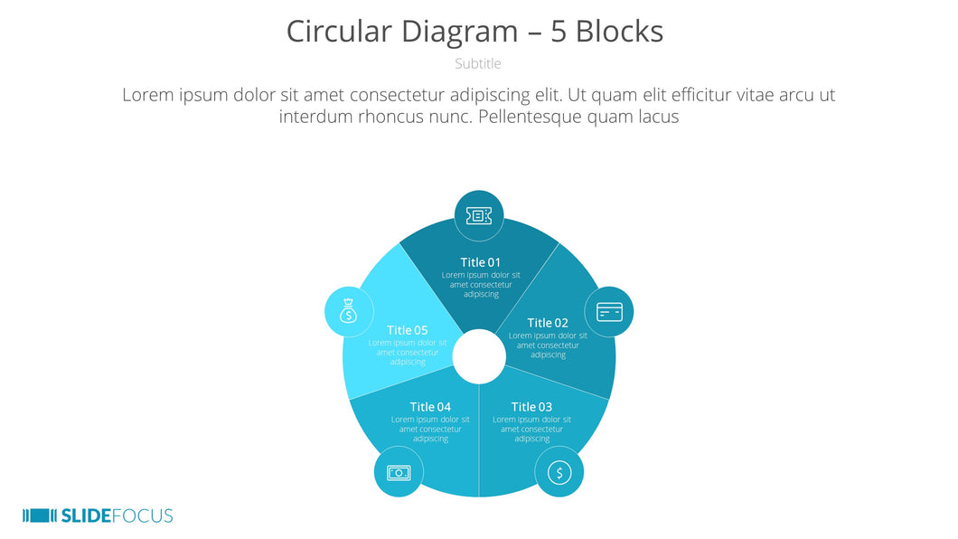 Circular Diagram 5 Blocks