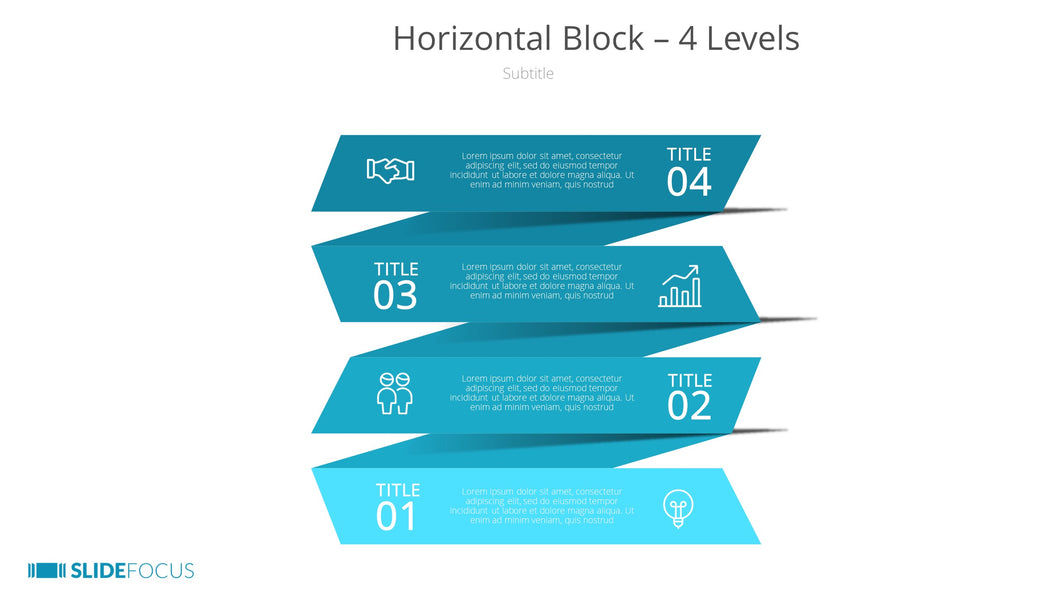 Horizontal Block 4 Levels