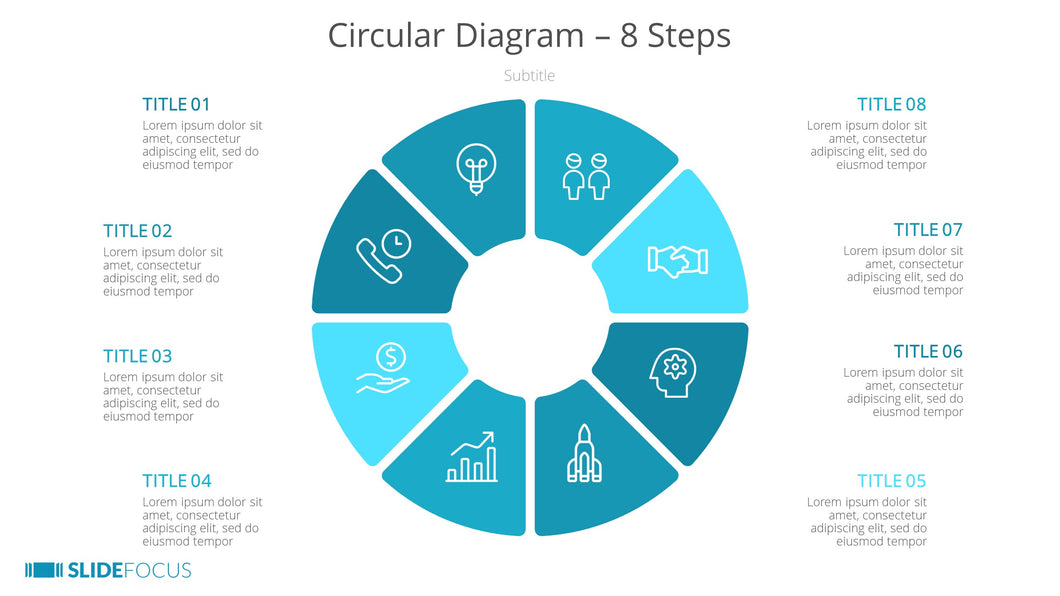 Circular Diagram 8 Steps