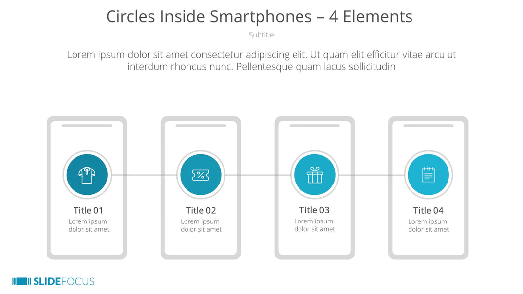 Circles Inside Smartphones 4 Elements