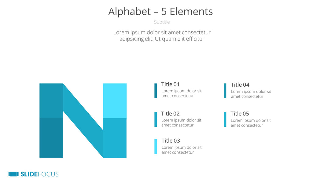 Alphabet 5 Elements