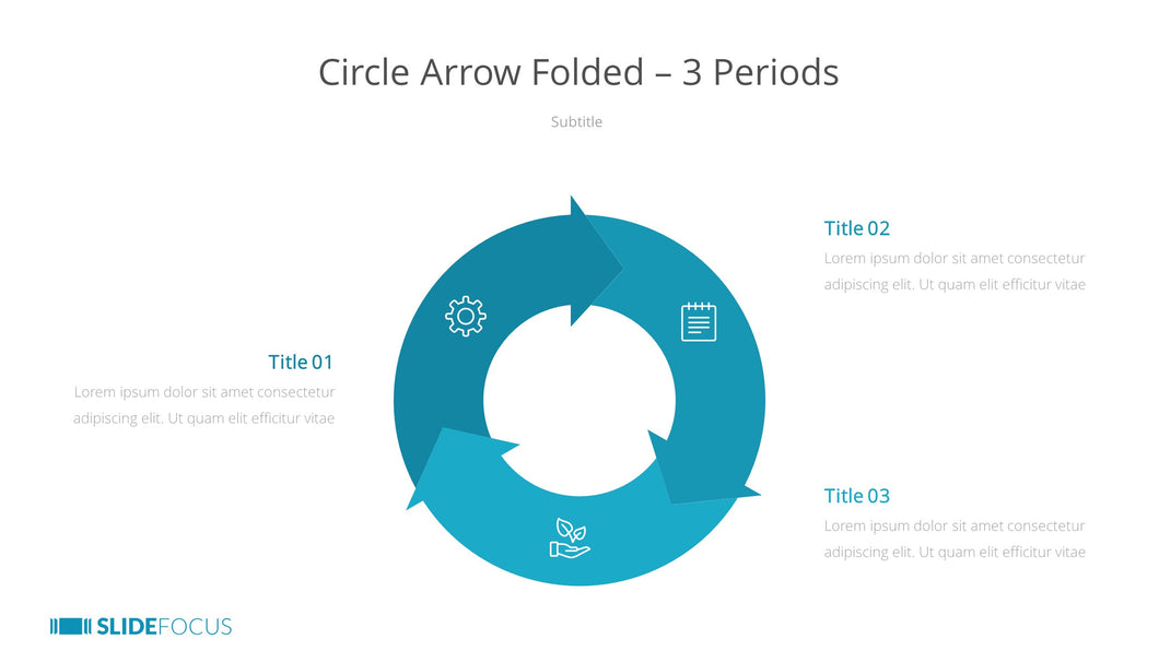 Circle Arrow Folded 3 Periods