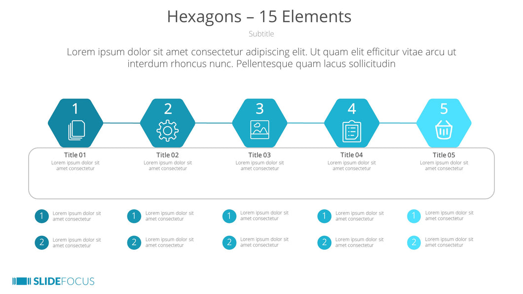 Hexagons 15 Elements