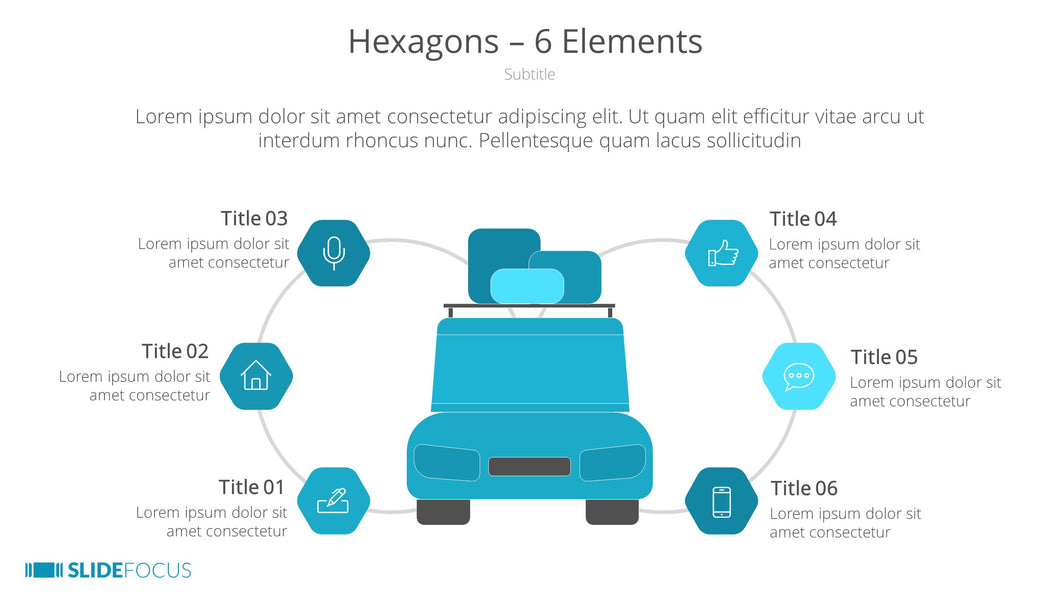 Hexagons 6 Elements