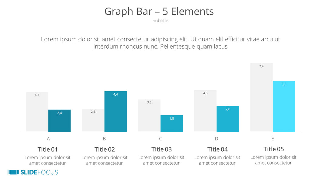 Graph Bar 5 Elements