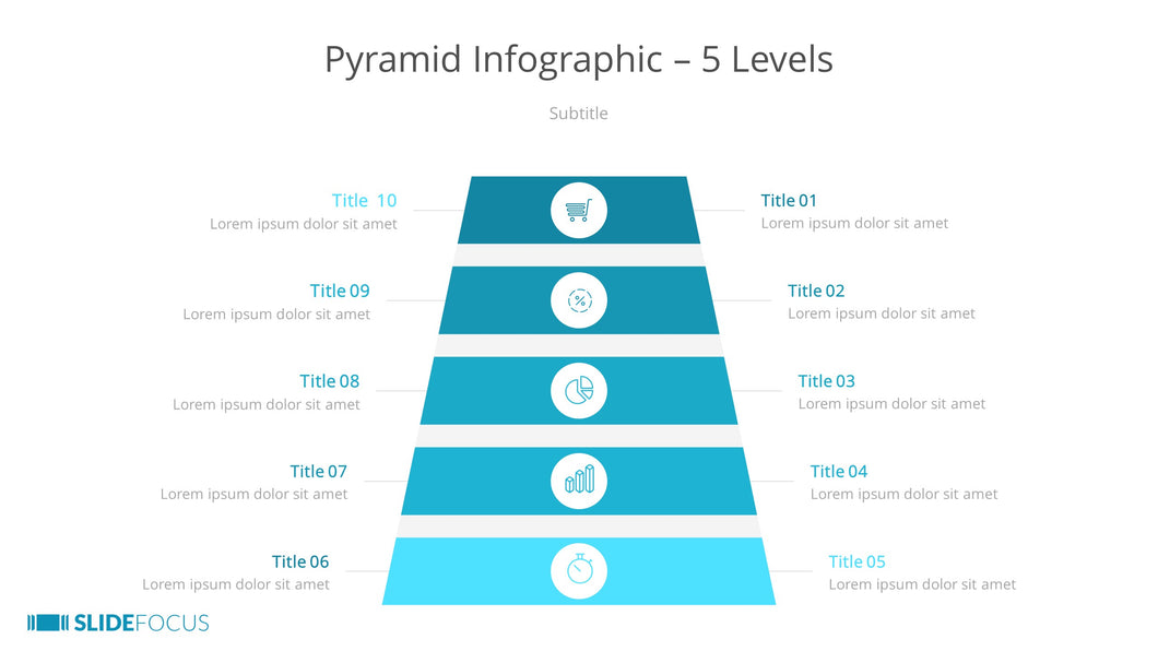 Pyramid Infographic 5 Levels