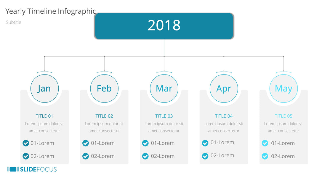 Yearly Timeline Infographic