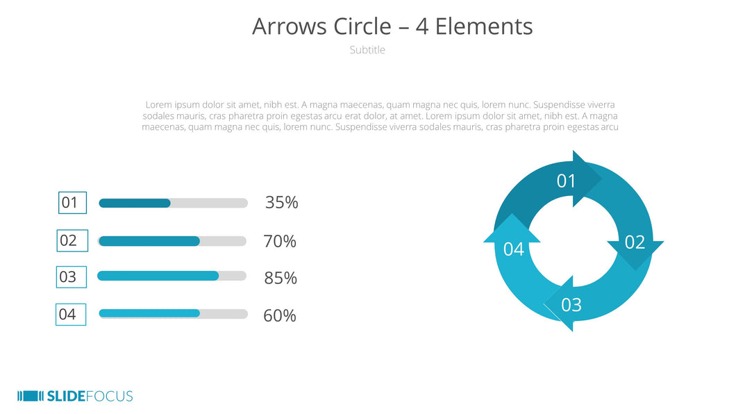 Arrows Circle 4 Elements