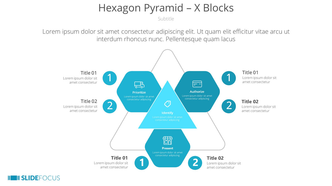 Hexagon Pyramid X Blocks