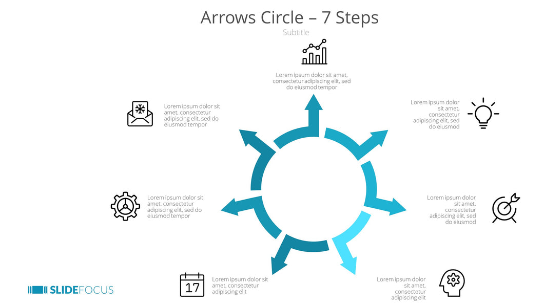 Arrows Circle 7 Steps