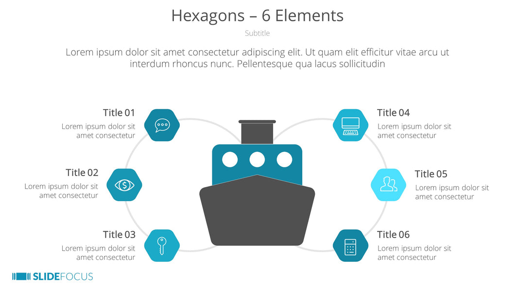 Hexagons 6 Elements