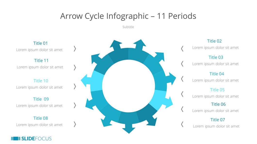 Arrow Cycle Infographic 11 Periods