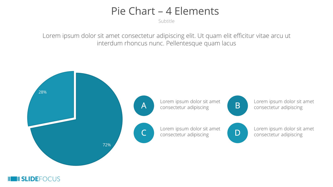 Pie Chart 4 Elements