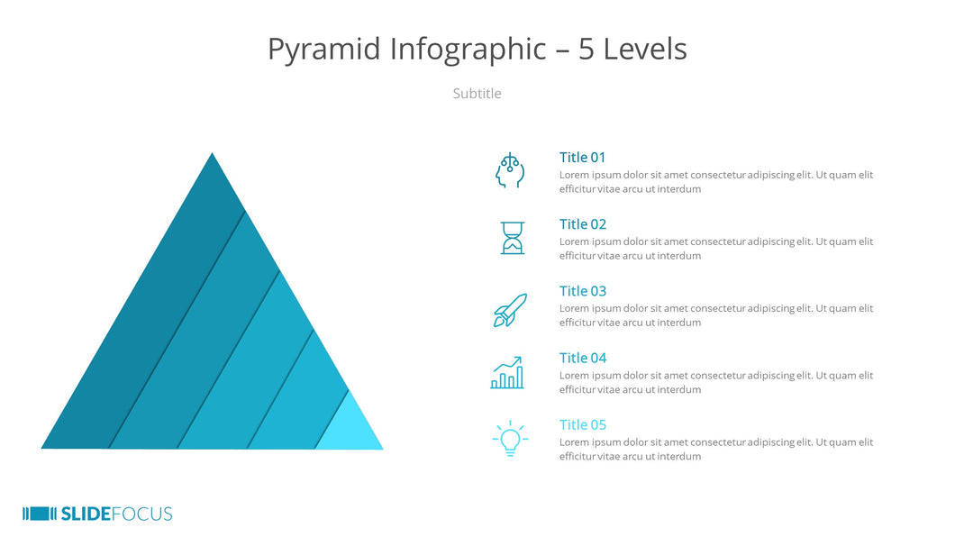 Pyramid Infographic 5 Levels