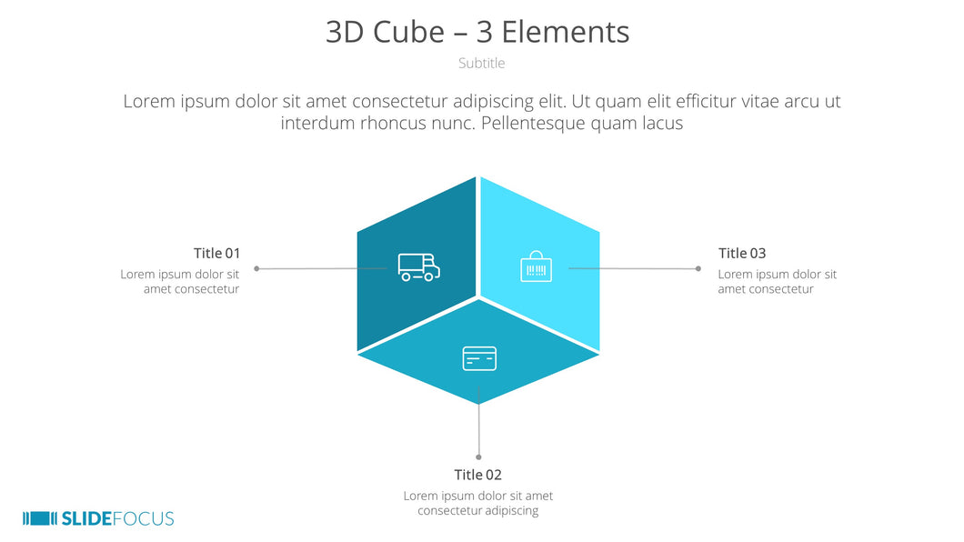 3D Cube 3 Elements