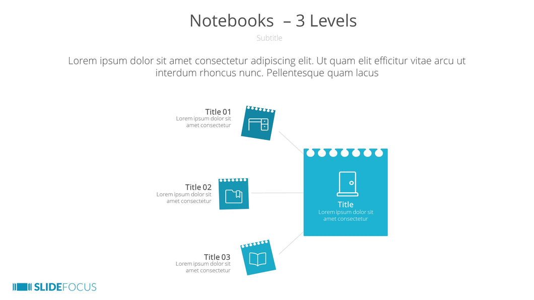 Notebooks 3 Levels