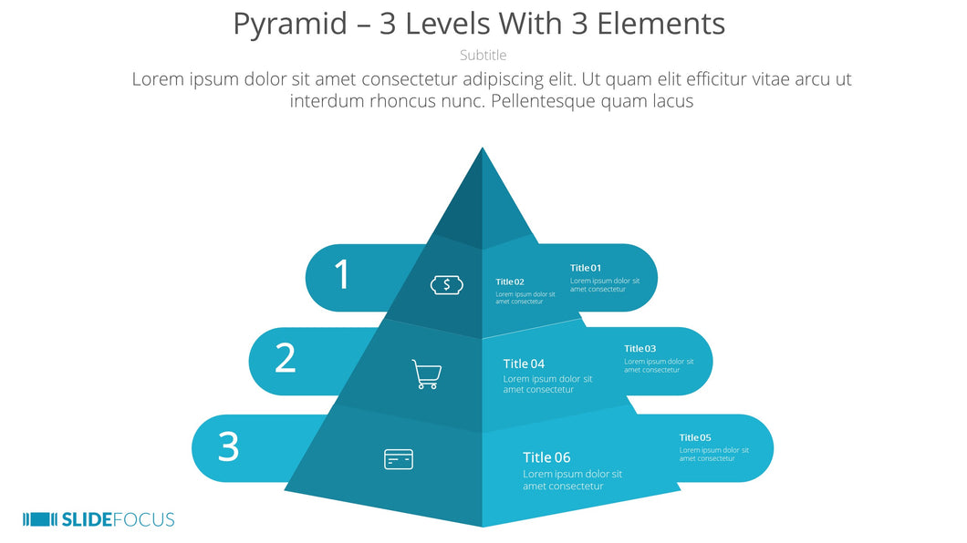 Pyramid 3 Levels With 3 Elements