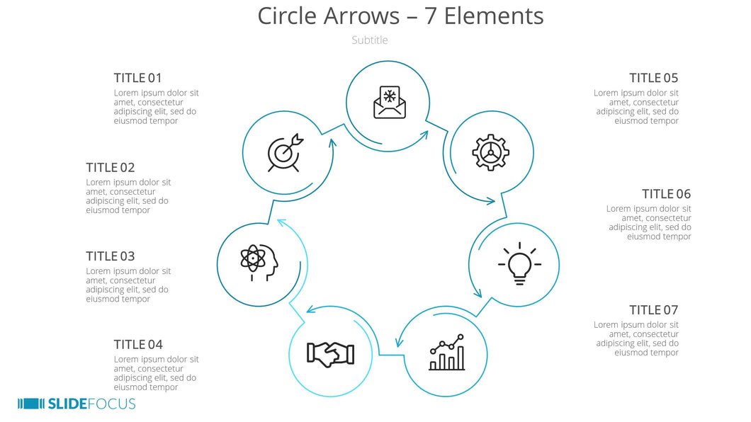 Circle Arrows 7 Elements