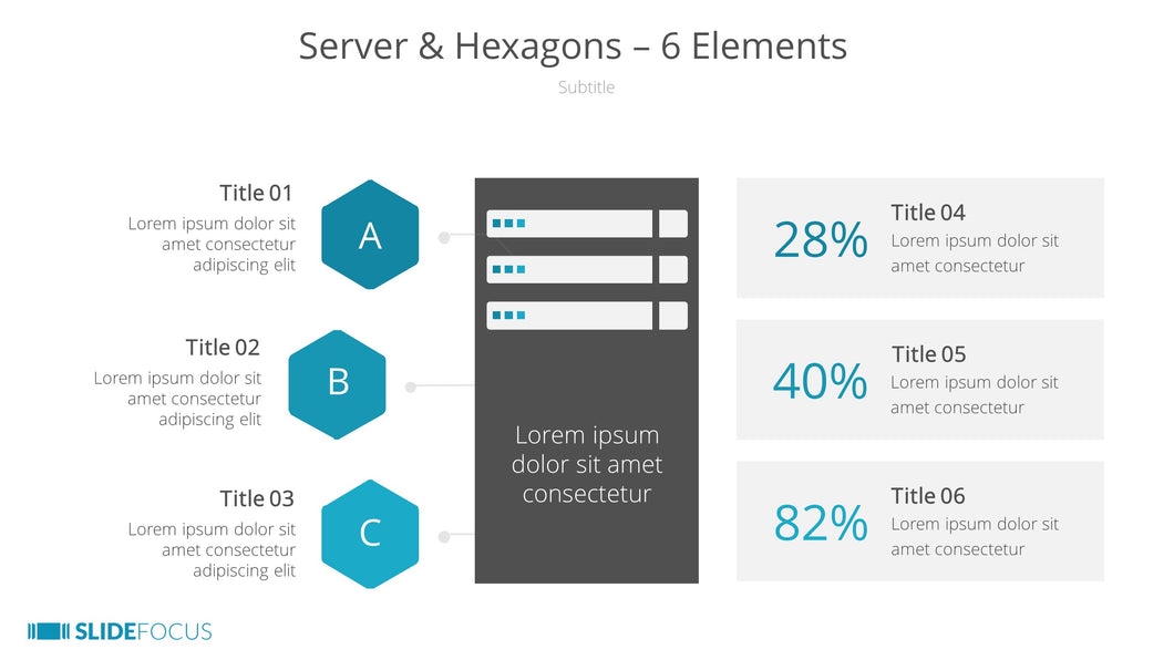 Server Hexagons 6 Elements