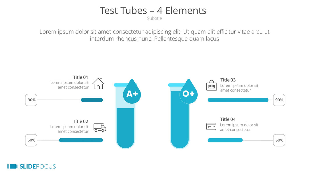 Test Tubes 4 Elements