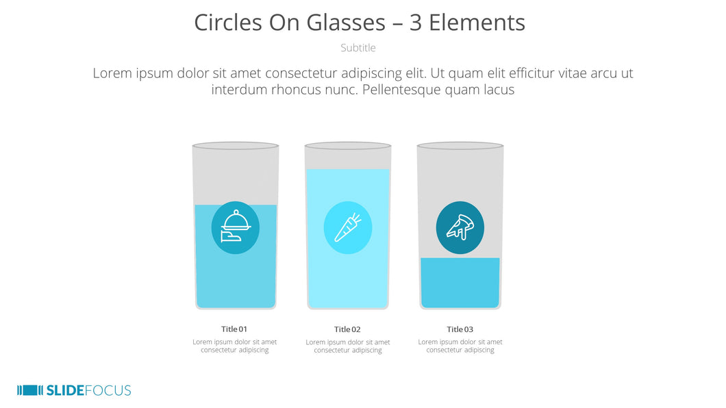 Circles On Glasses 3 Elements