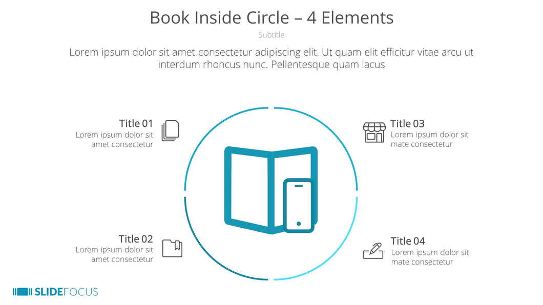 Book Inside Circle 4 Elements