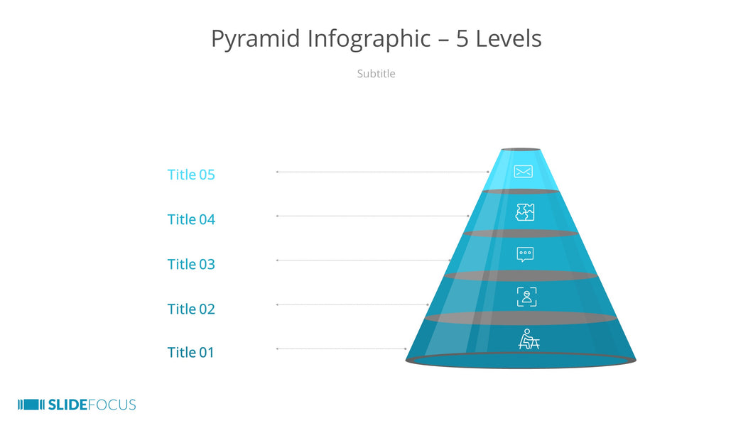 Pyramid Infographic 5 Levels