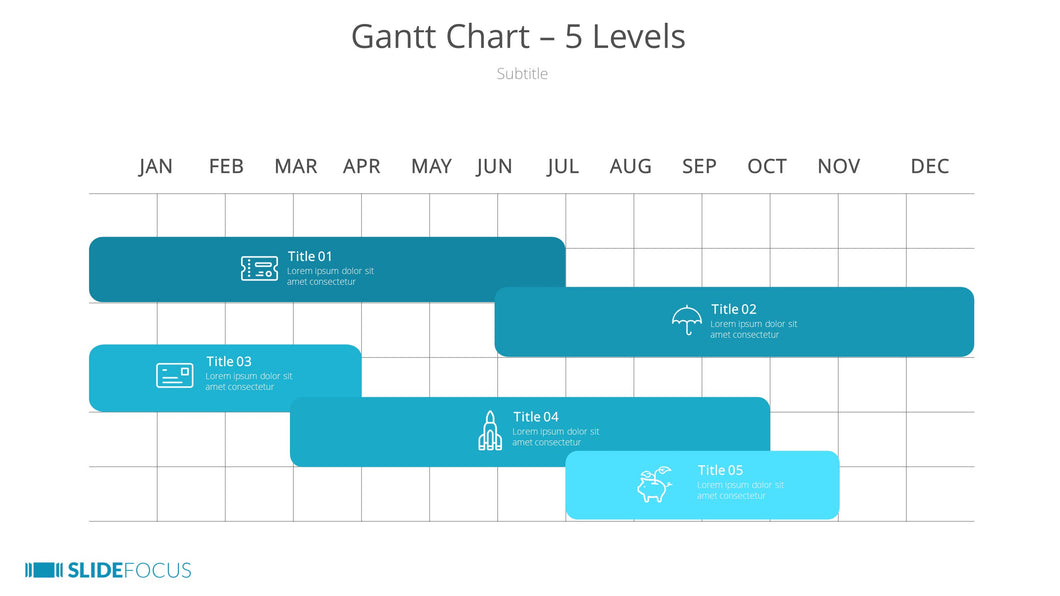 Gantt Chart 5 Levels