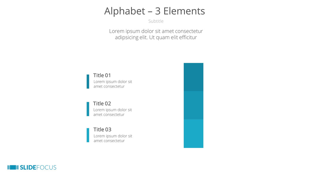 Alphabet 3 Elements
