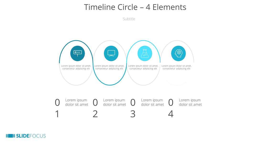 Timeline Circle 4 Elements