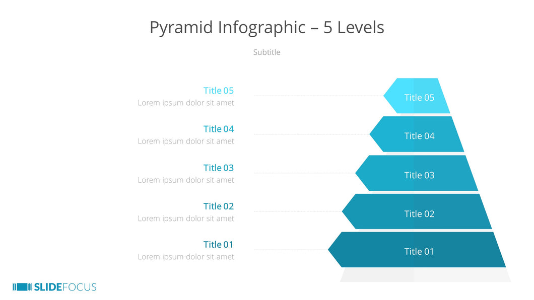 Pyramid Infographic 5 Levels