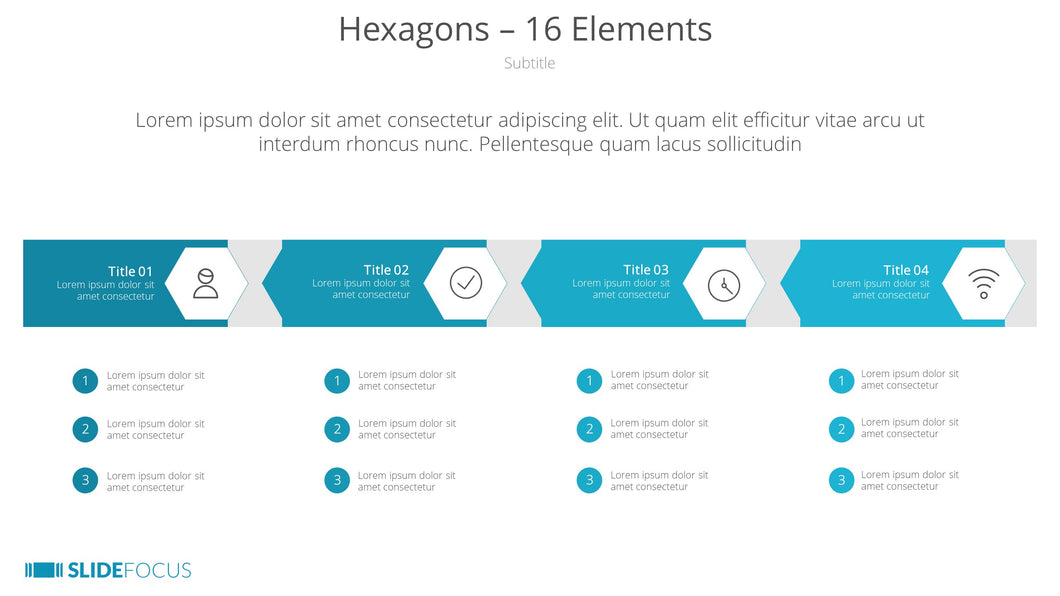 Hexagons 16 Elements