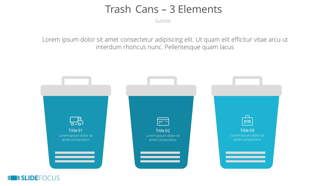 Trash Cans 3 Elements