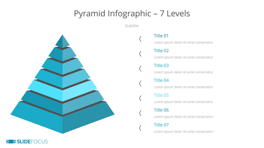 Pyramid Infographic 7 Levels