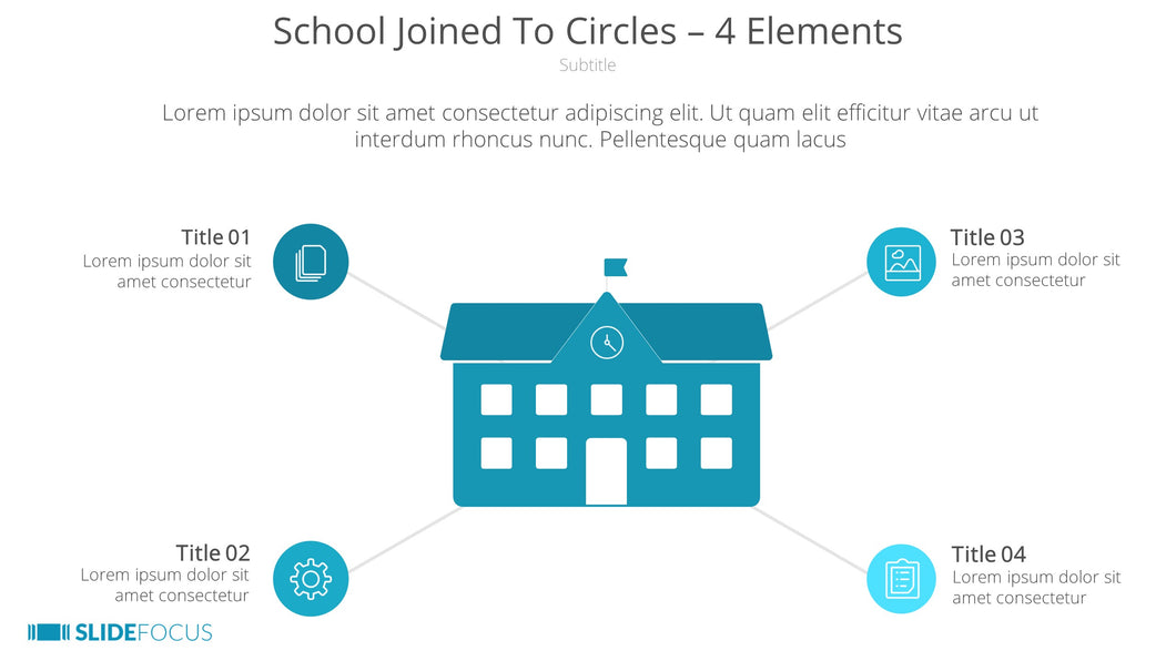 School Joined To Circles 4 Elements