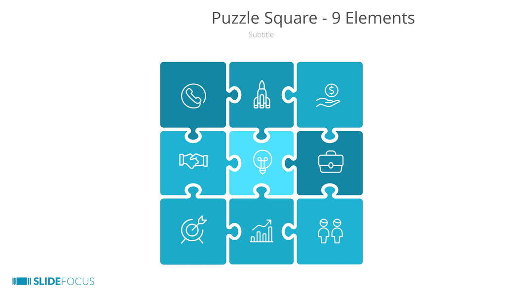 Puzzle Square 9 Elements