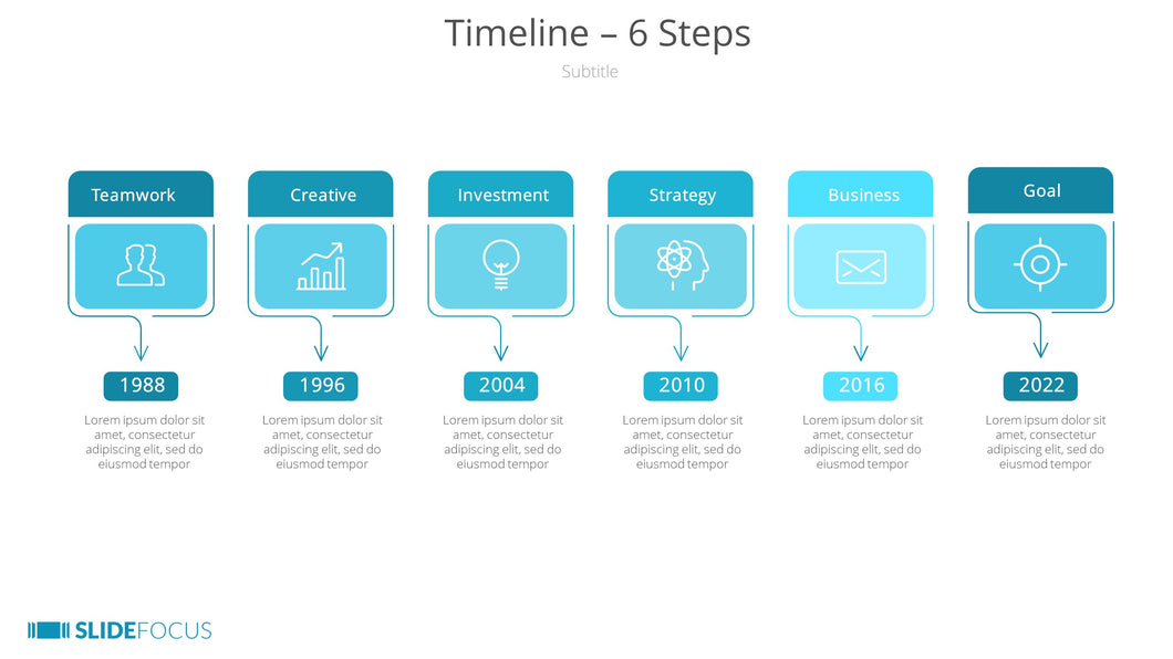 Timeline 6 Steps